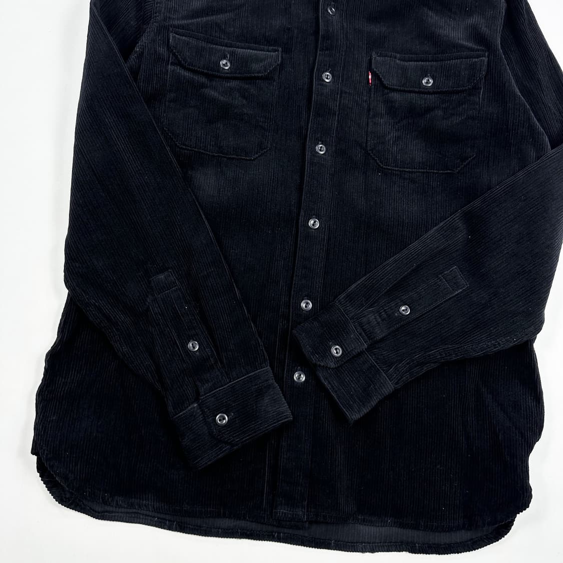 리바이스 오리지널 스탠다드 코듀로이 블랙 셔츠 (M) 상품이미지3