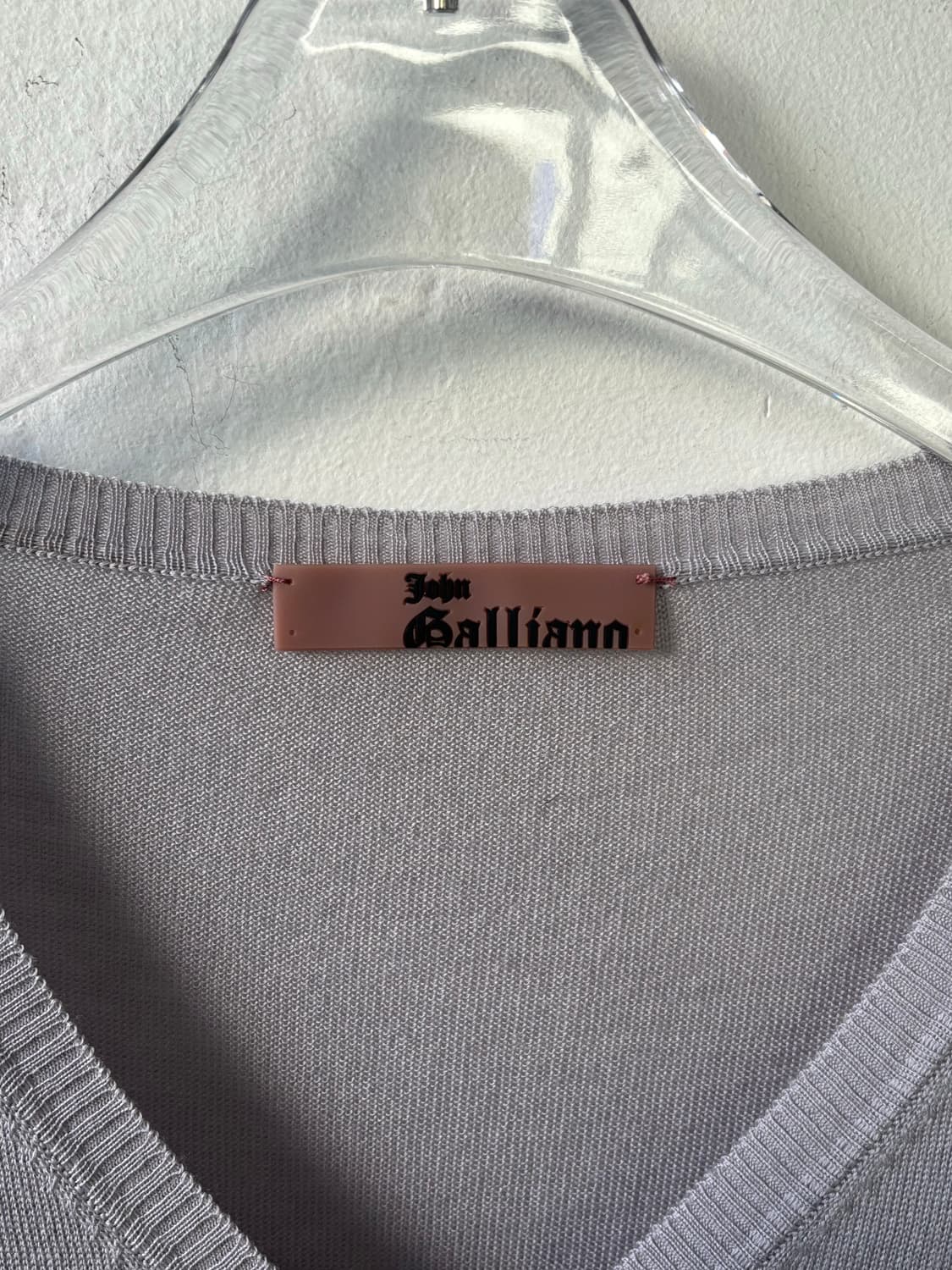 존갈리아노 아카이브 엠브로이드 실크 가디건 상품이미지7