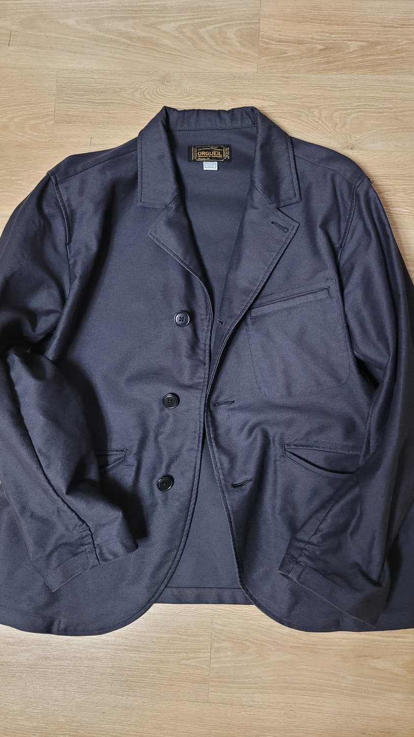오르게이유(Orgueil) - 몰스킨 색 자켓(블랙) 38사이즈 상품이미지1