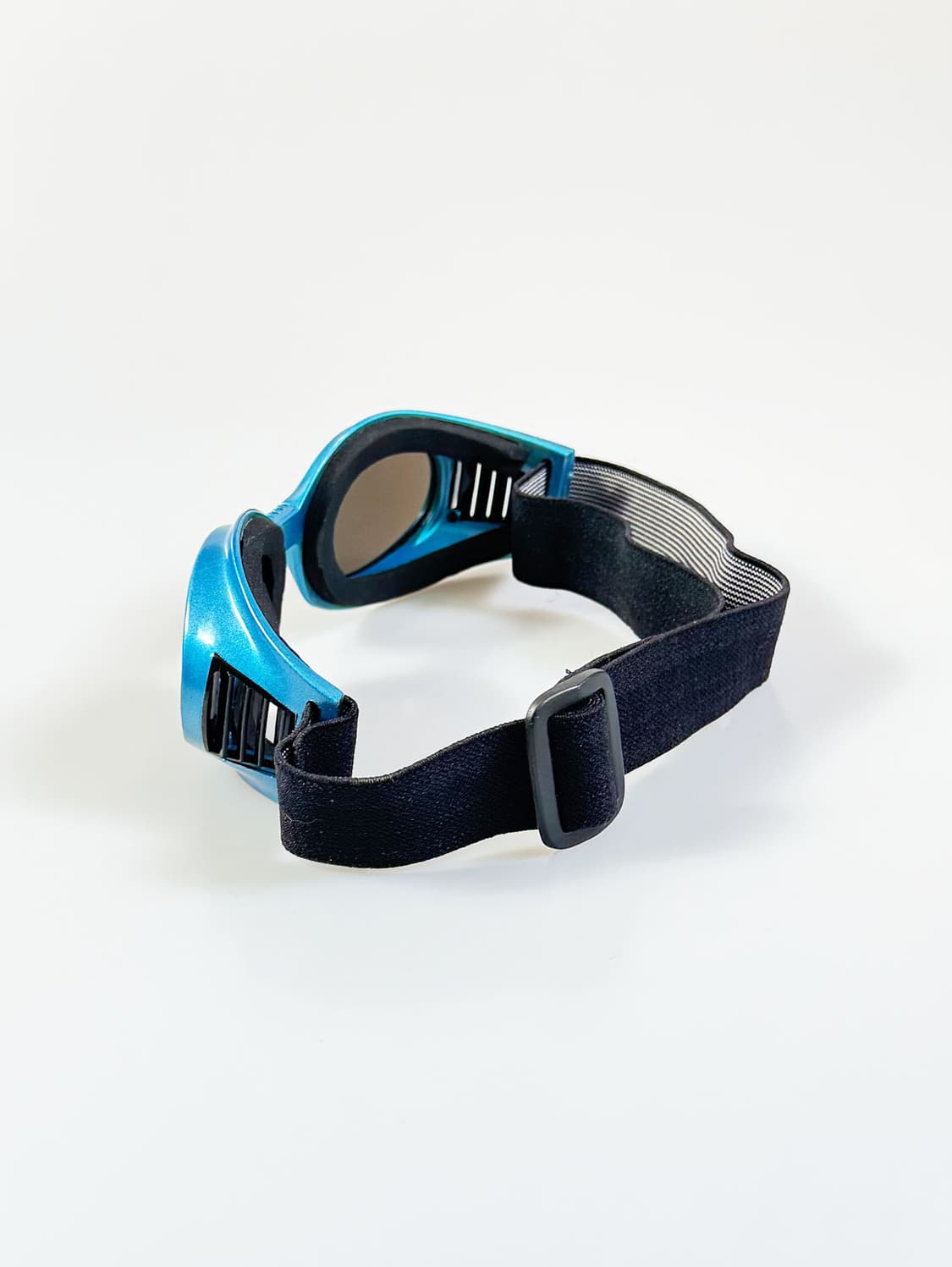 90s 블루 메탈릭 고글 밴딩 빈티지 선글라스 상품이미지3
