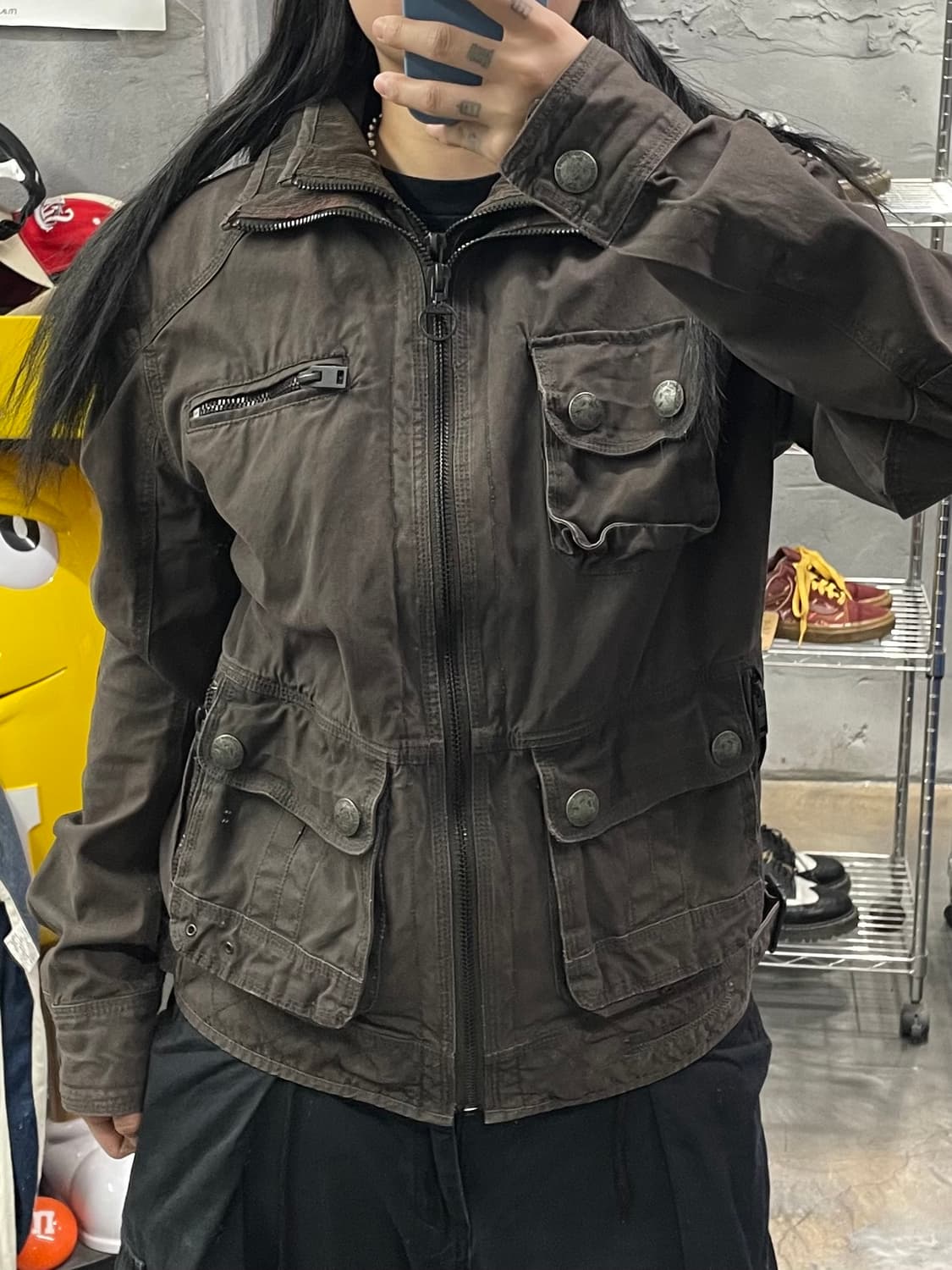 수퍼드라이 더블카라 멀티포켓 자켓 상품이미지10