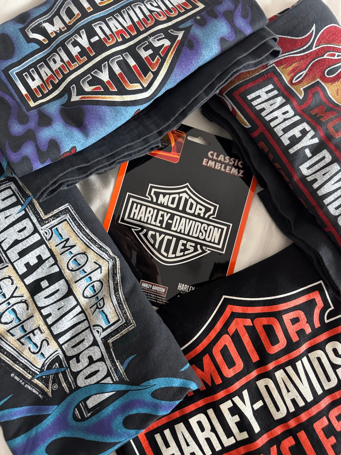 90s-00s 빈티지 할리데이비슨 롱슬리브 티셔츠 상품이미지1