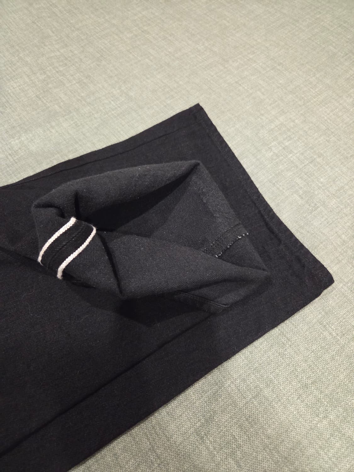 피그벨 pm-301 블랙 클래식 와이드 진 30사이즈 상품이미지7