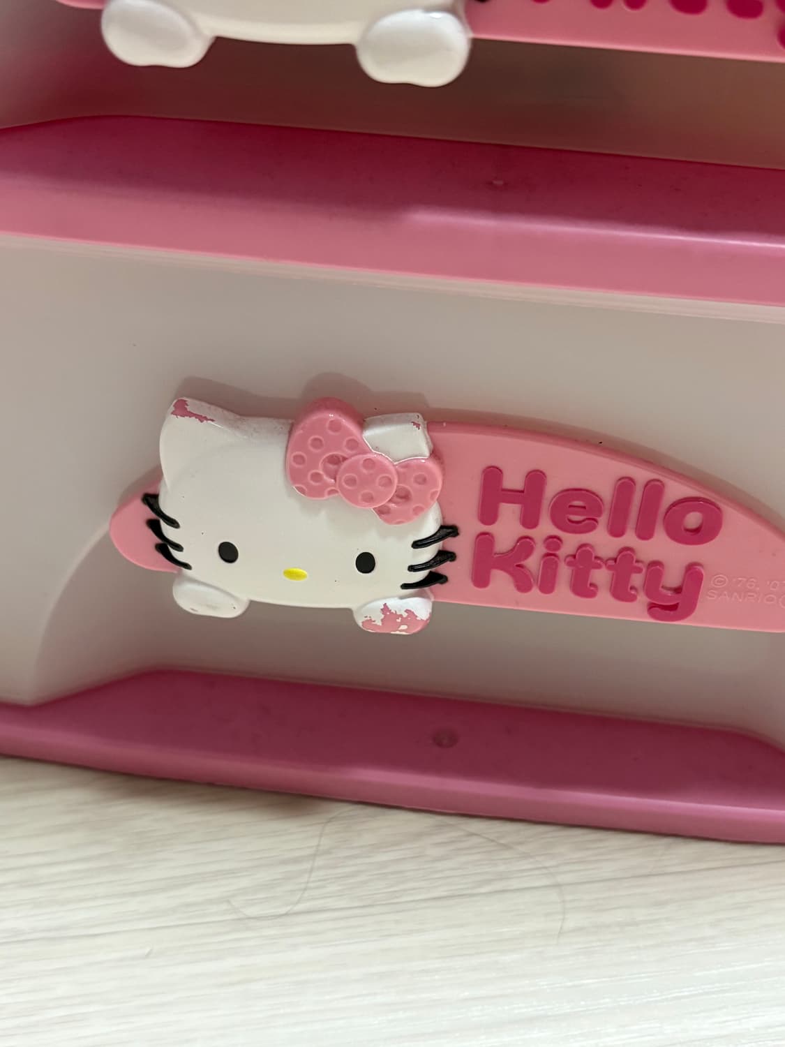 산리오 고전 헬로키티 3단 서랍장 수납함 상품이미지9