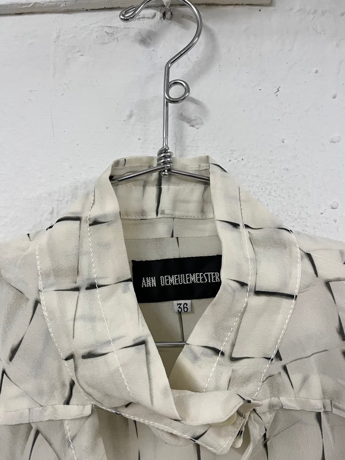 앤드뮐미스터 컬렉션 아방가르드 실크 자켓 상품이미지3