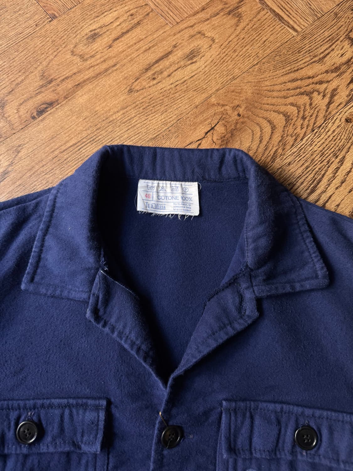 [M]90's 빈티지 트러커 타입 몰스킨 프렌치 워크자켓 상품이미지2