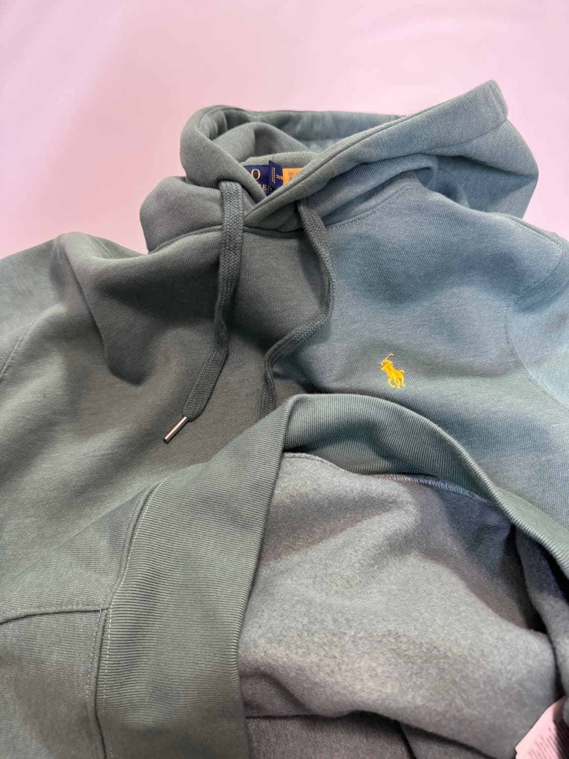 폴로랄프로렌 기모 후드티_진그린(S사이즈) 상품이미지8