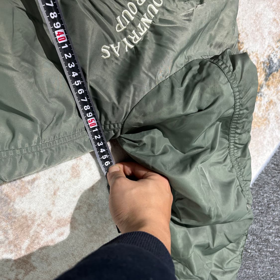 엑스톤즈 빈티지 ma-1 자수패치 자켓 상품이미지7