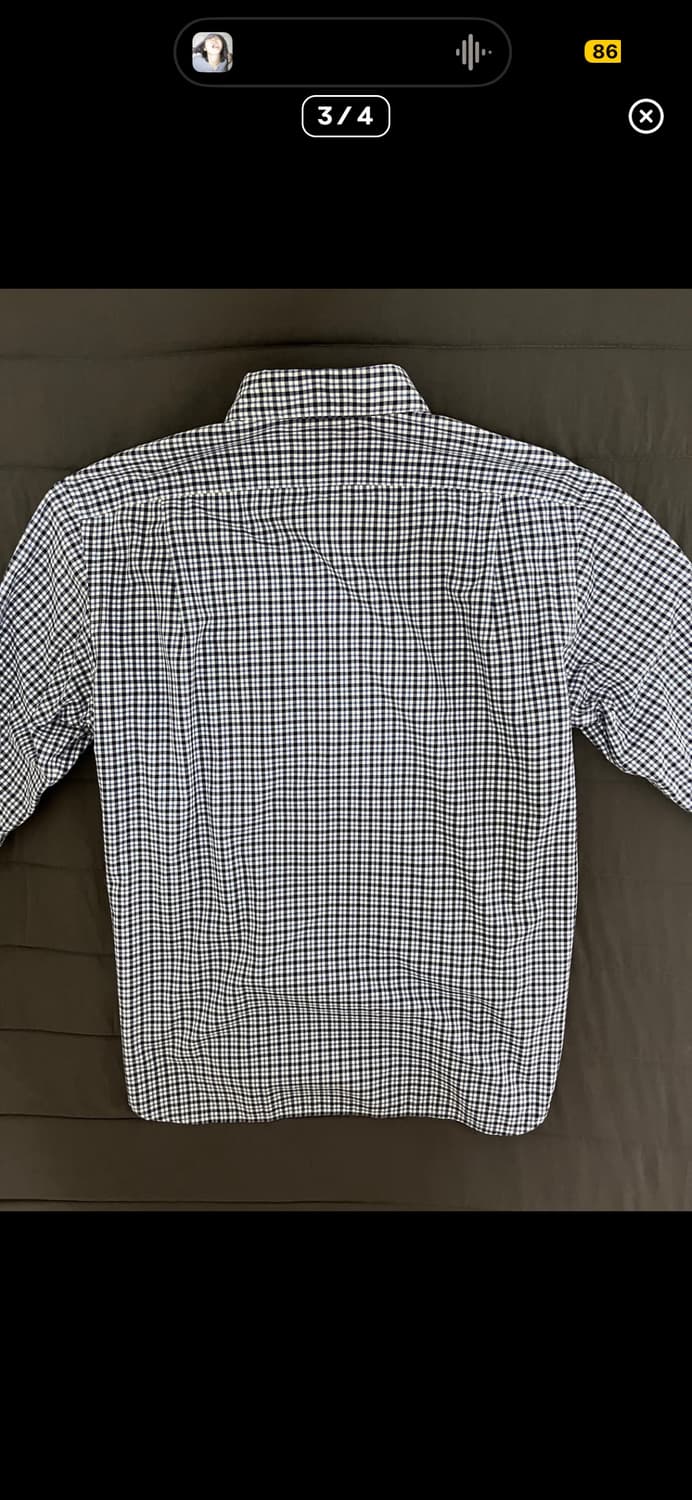 마가렛 호웰 체크셔츠 M 상품이미지3