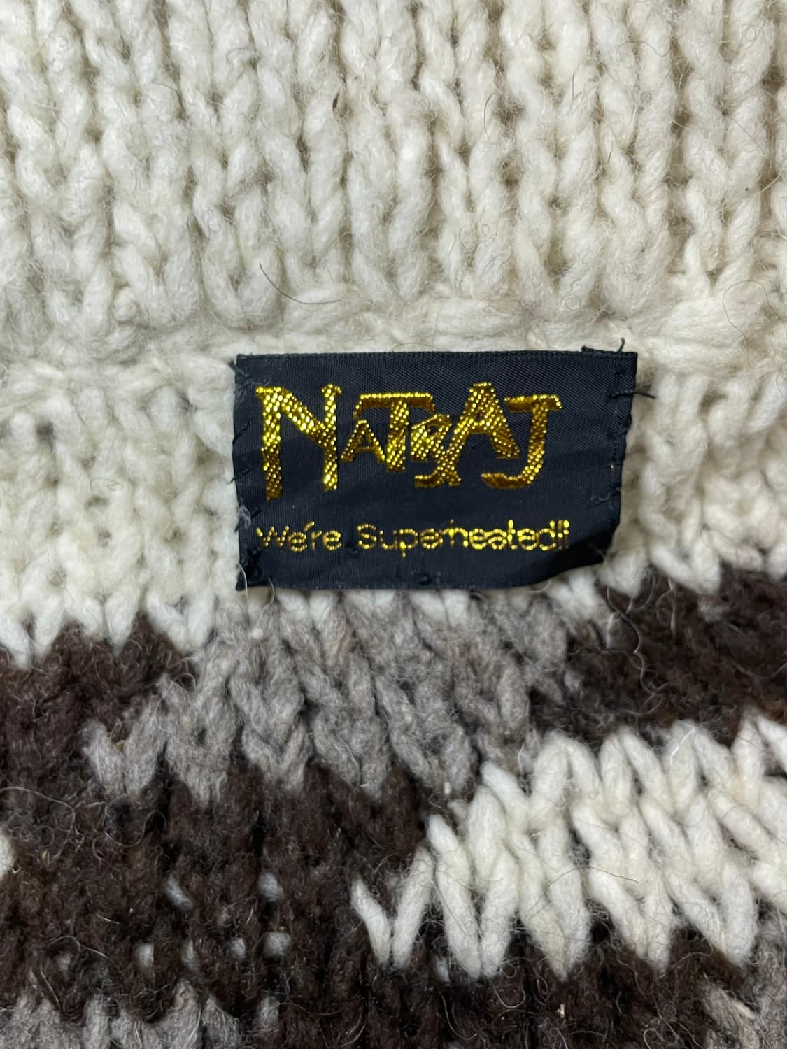 (빈티지)NATRAJ 숄카라 울 코위찬 상품이미지4