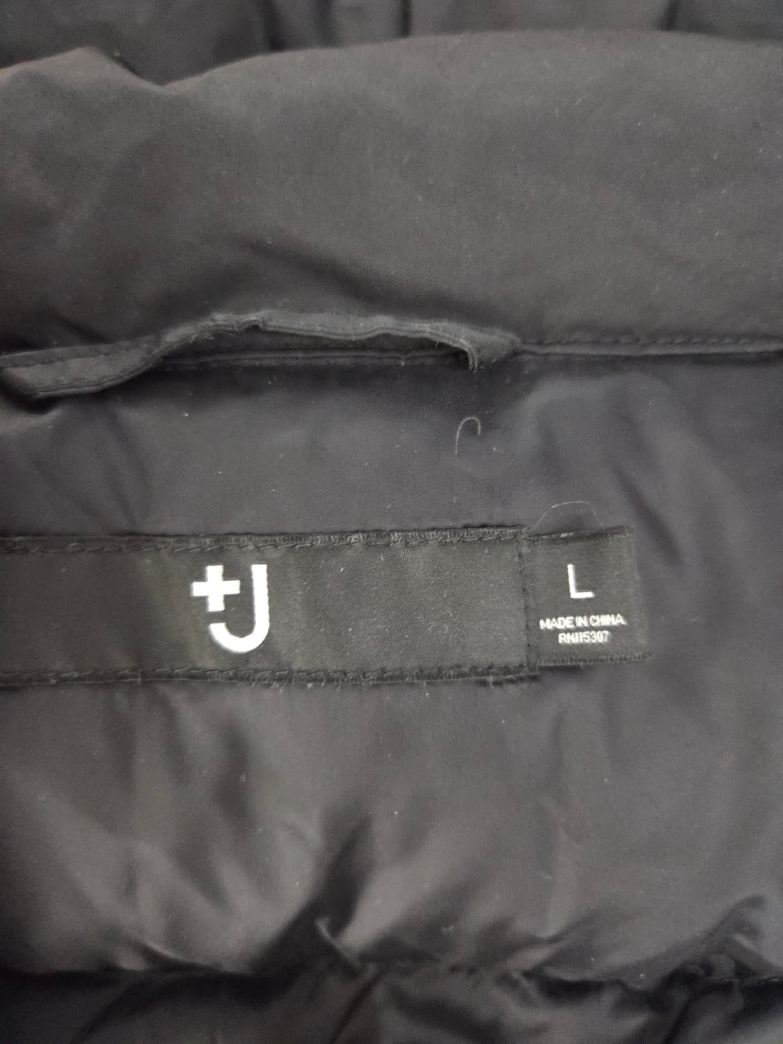 유니클로 +J (질샌더) 하이브리드 다운 자켓 블랙 상품이미지8