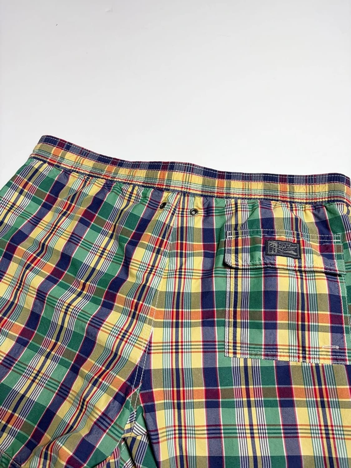 폴로 랄프로렌 멀티컬러 마드라스 패턴 반바지 R1120 상품이미지4