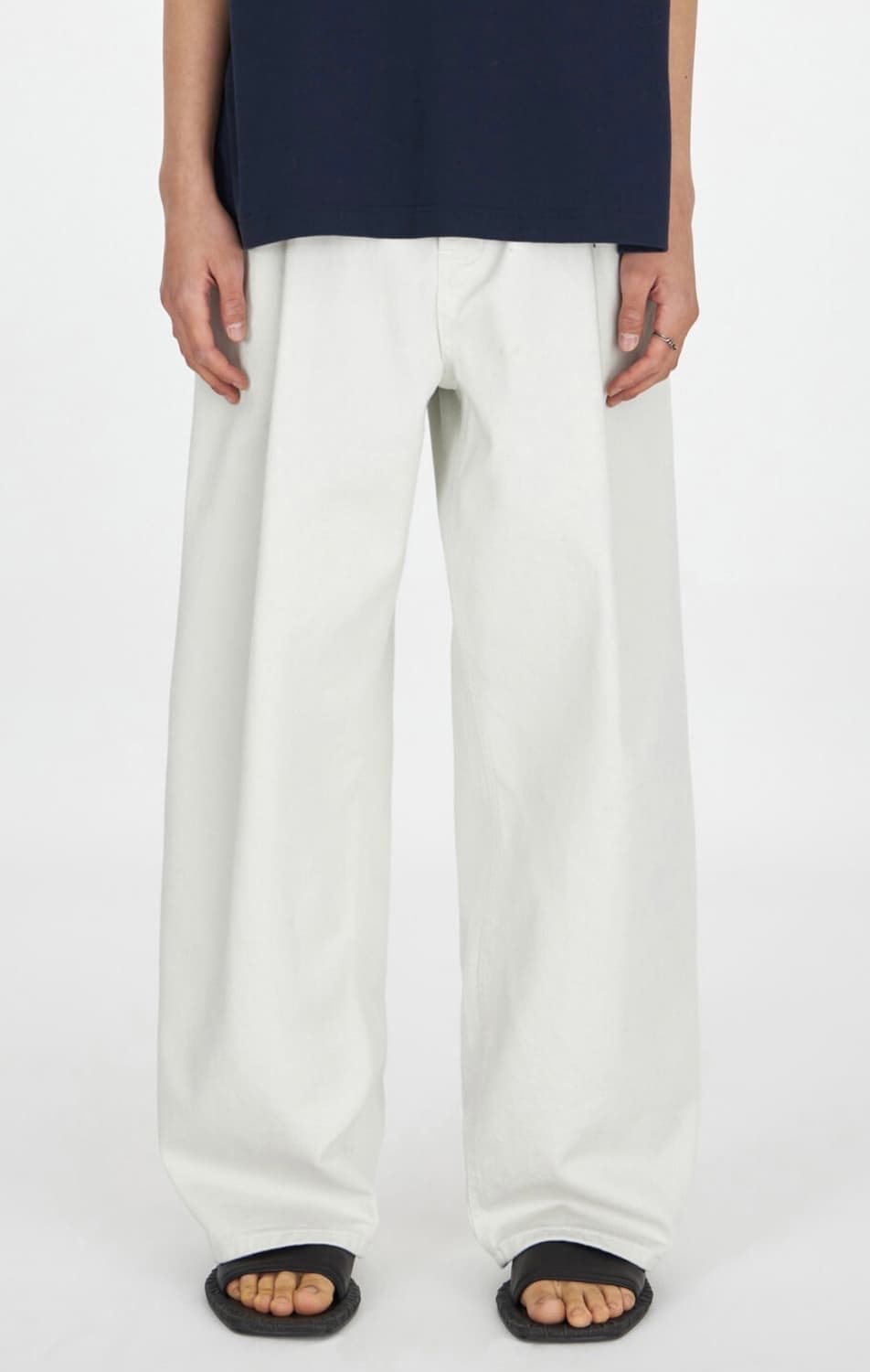 유스 스트럭쳐 와이드 데님 m 판매합니다. 상품이미지2