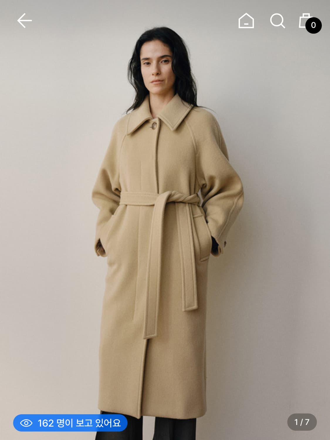 모한 NTW PREMIUM SINGLE WOOL COAT 코트 상품이미지1