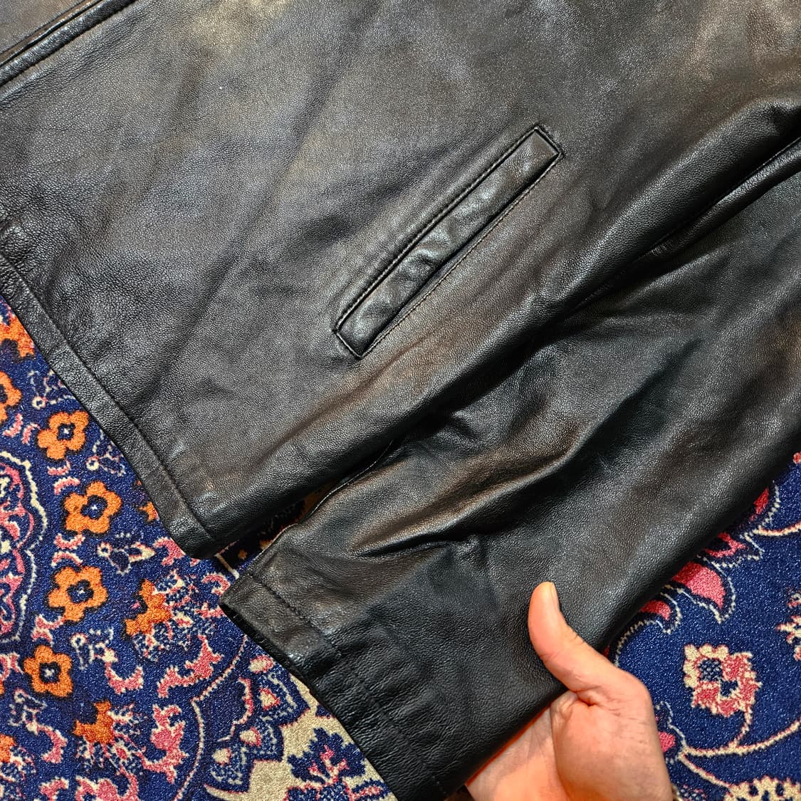 ITALY MODE in Japan Deer Skin 베이직 가죽자켓  상품이미지6