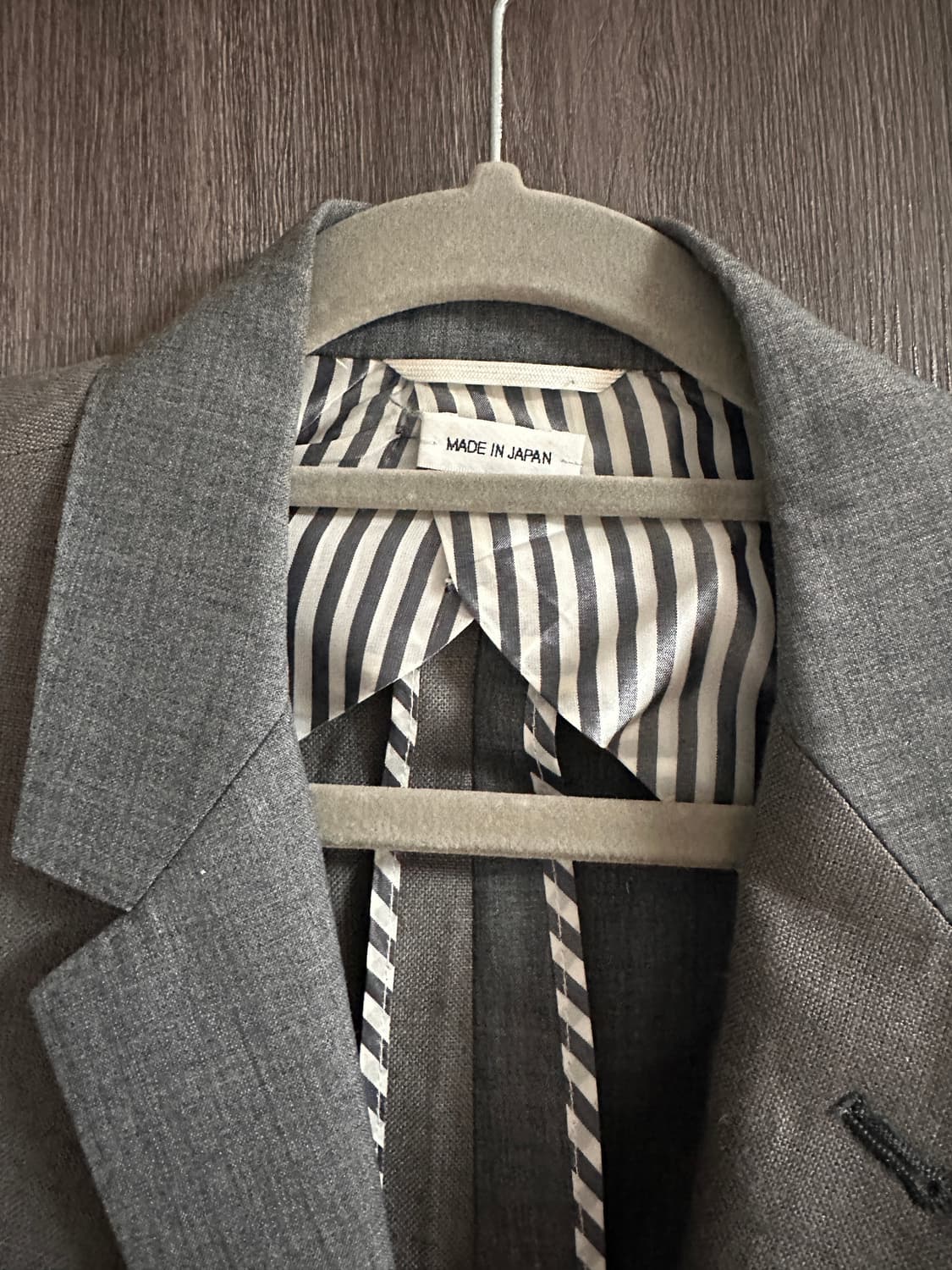 톰브라운 펀믹스 린넨 울 블레이저 자켓 상품이미지3