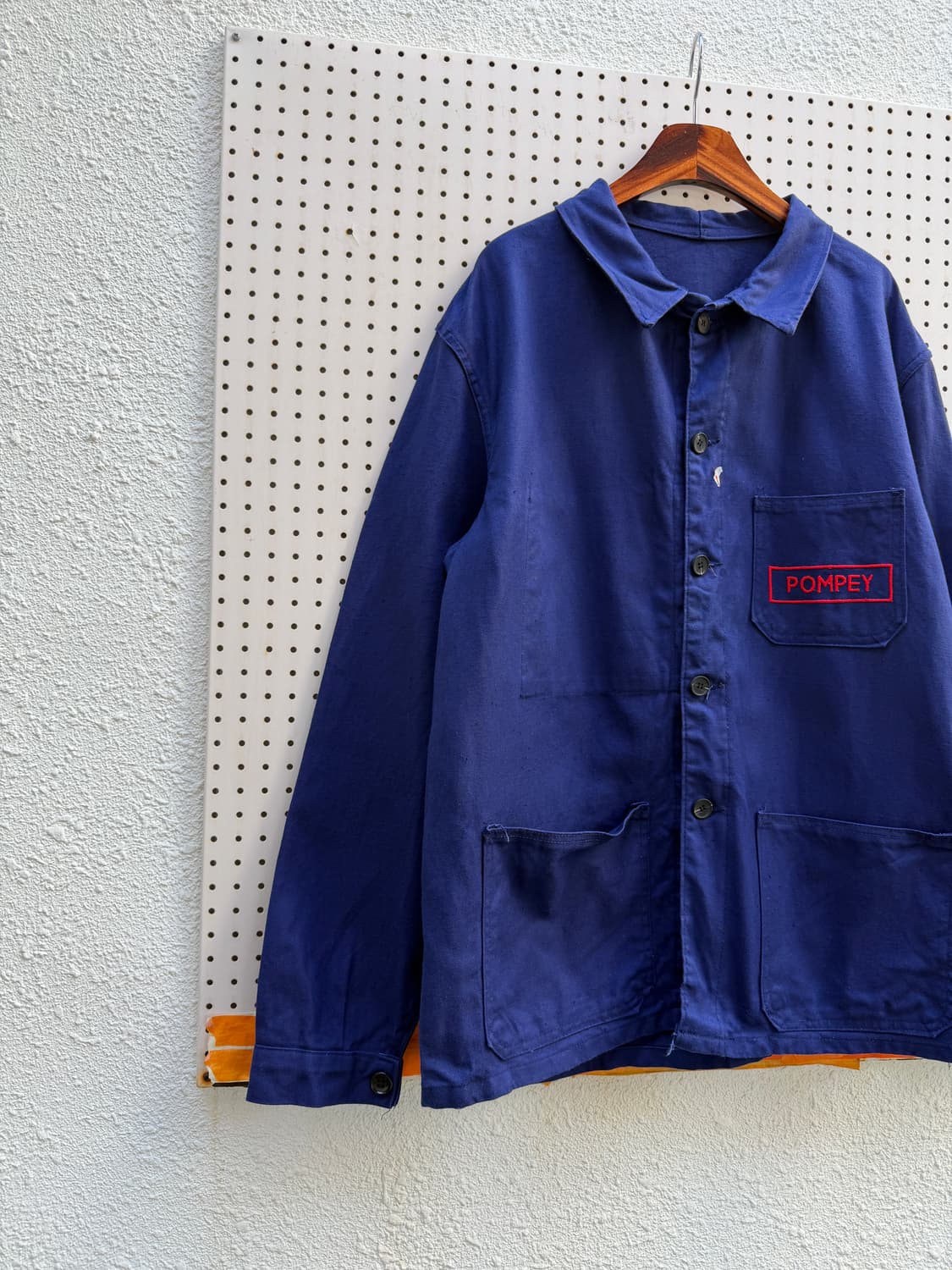 (DEADSTOCK)70s ROUND COLLAR 데드스탁 프렌치워크자켓 상품이미지4