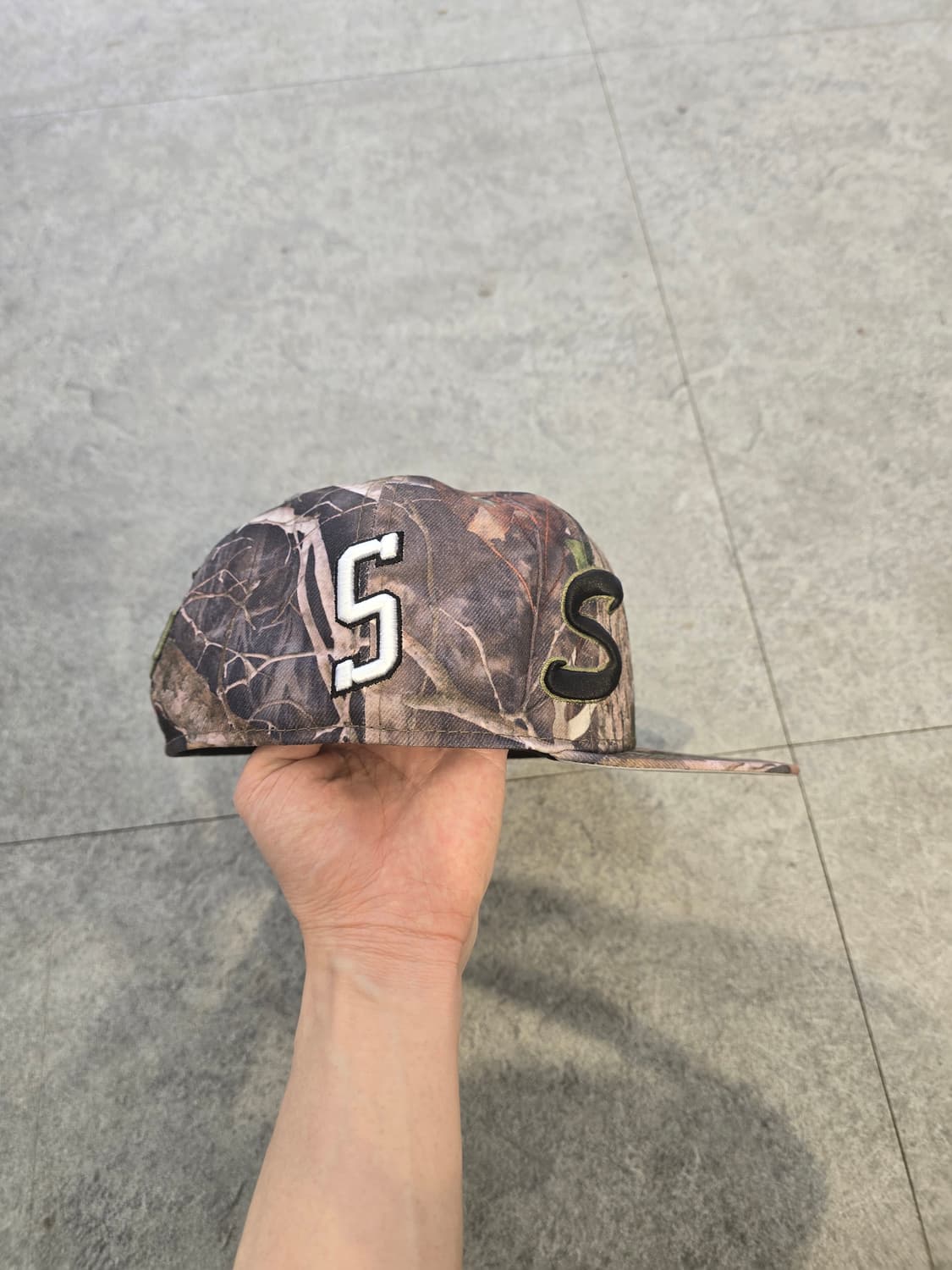 Supreme  멀티 S 로고 뉴에라 트루팀버 카나티 카모  상품이미지6
