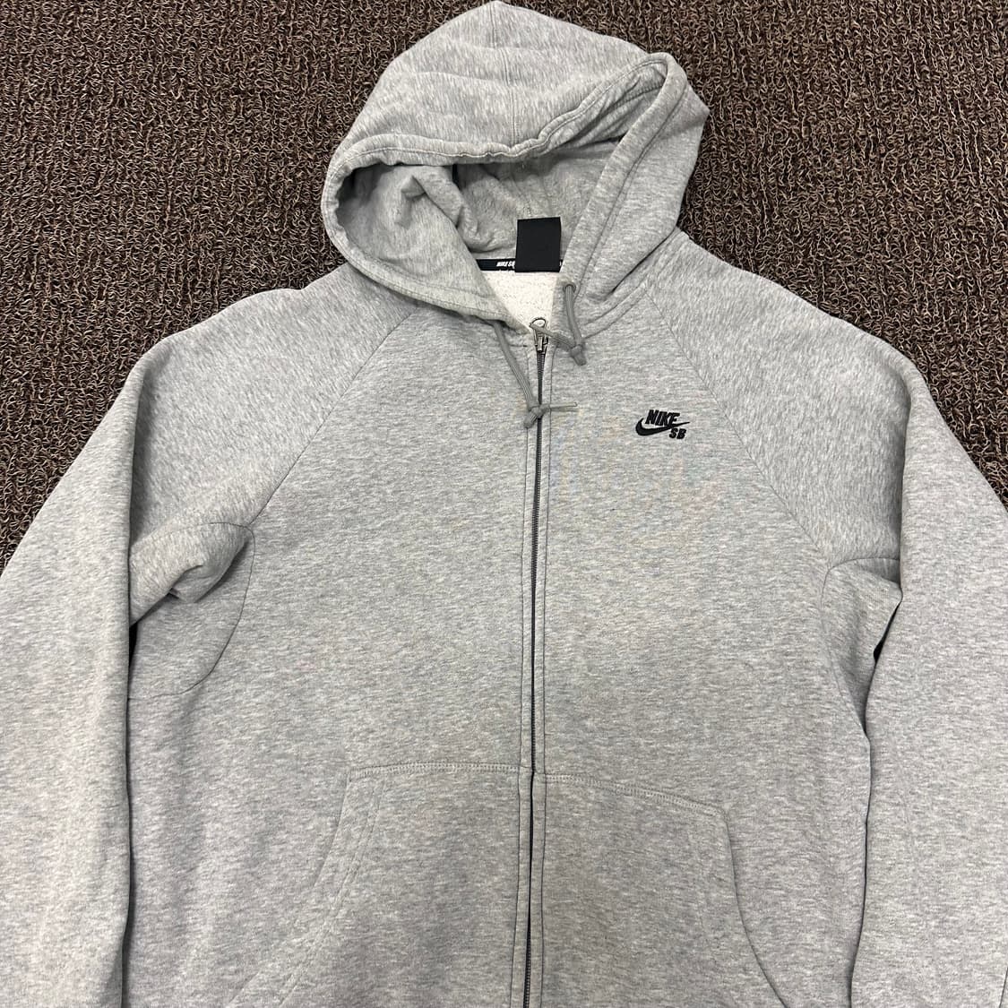 NIKE 나이키 기모 후드집업 그레이 M 상품이미지2