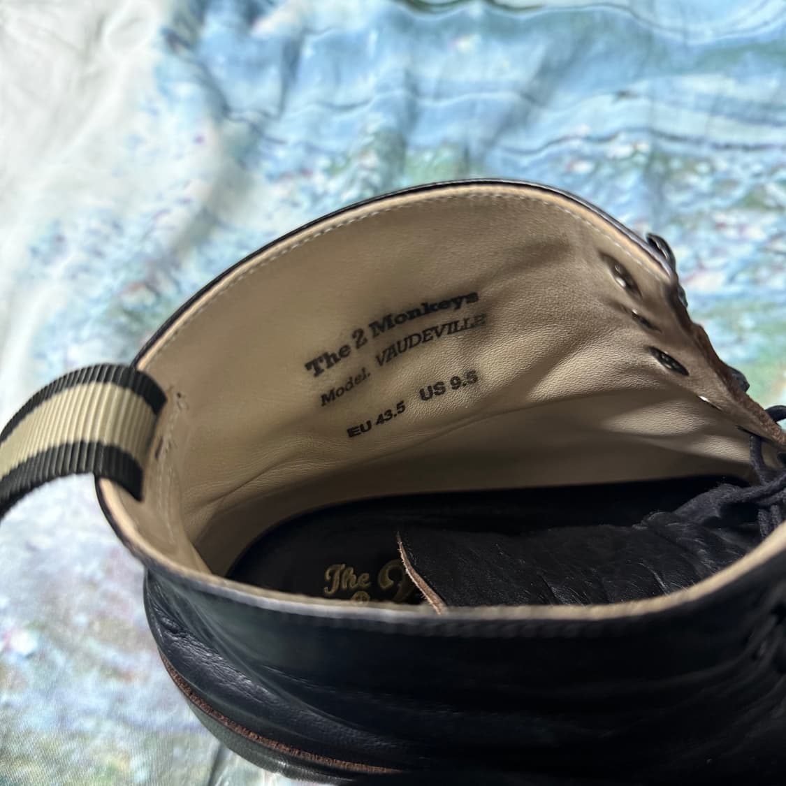 [9.5/275]제라도 투 몽키즈 VAUDEVILLE 블랙 부츠 상품이미지8