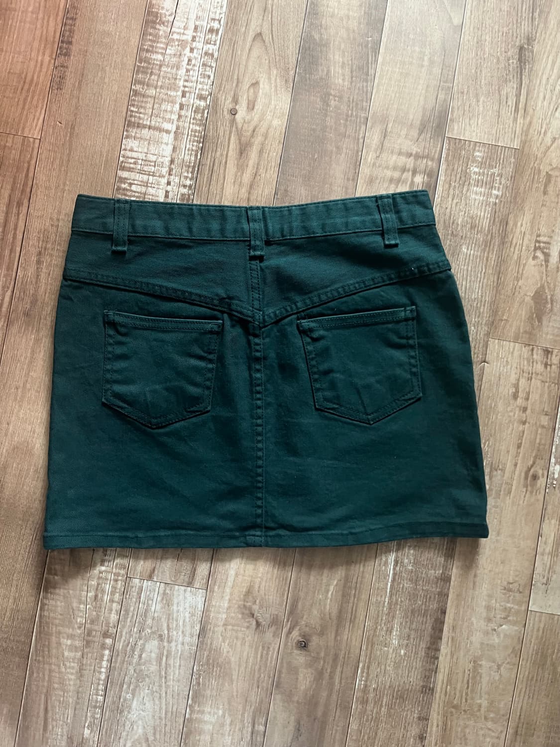 빈티지 그린 초록 청치마 상품이미지2