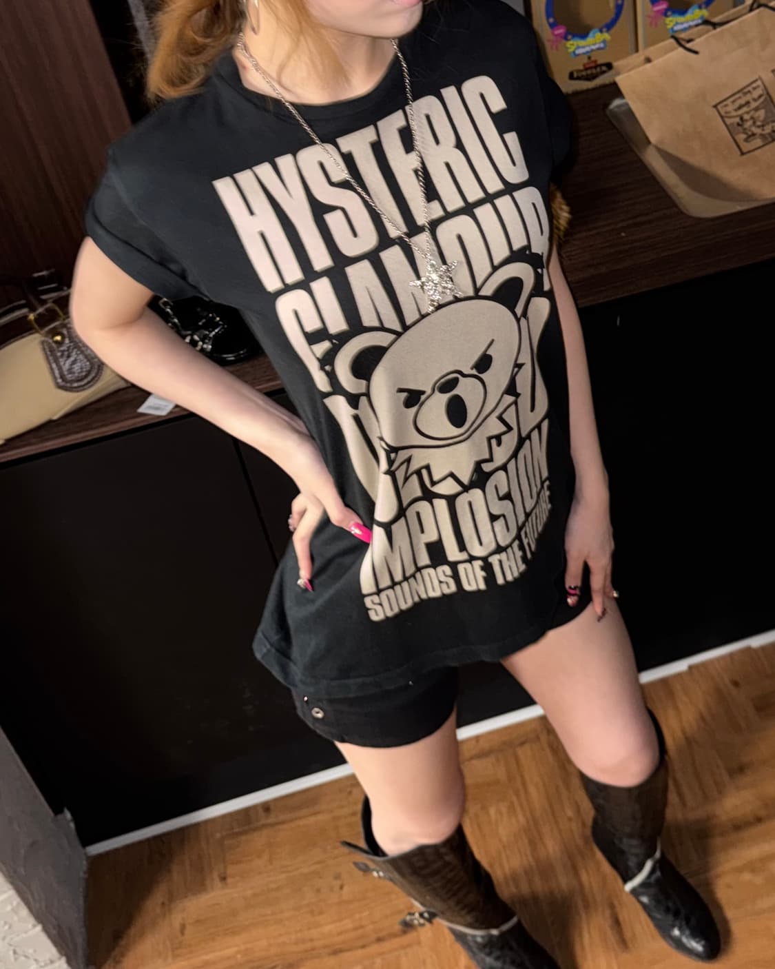 히스테릭 글래머 퍽베어 반팔  상품이미지2