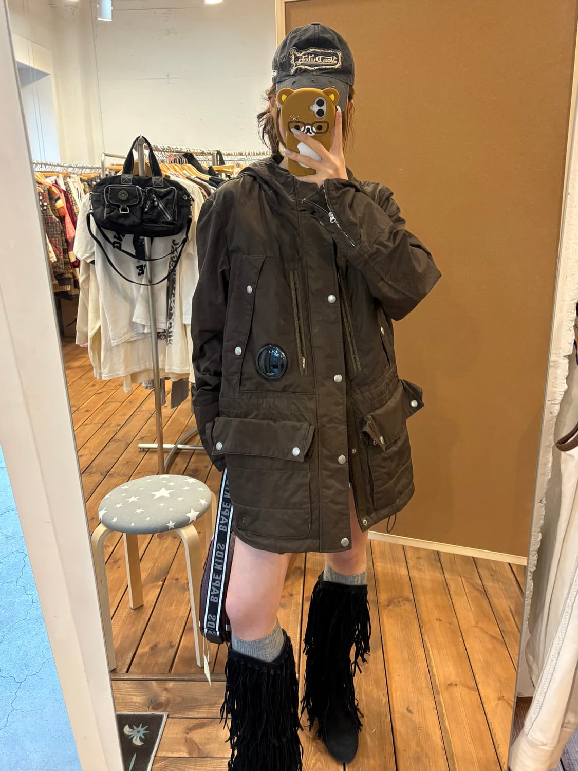 Cp company 브라운 야상자켓 상품이미지5