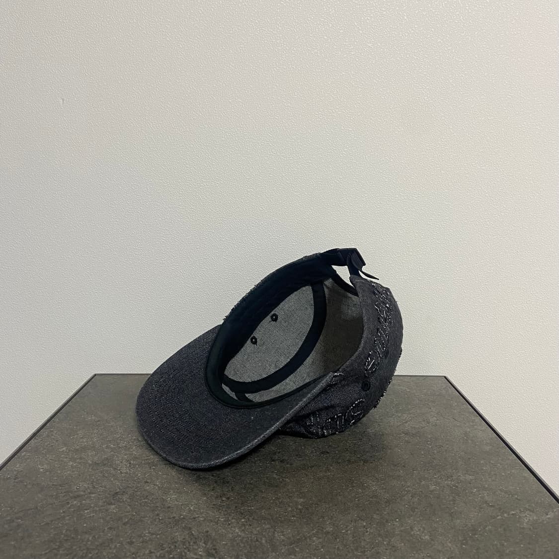 (OS) 슈프림 박스로고 캠프캡 모자 데님 블랙 상품이미지6