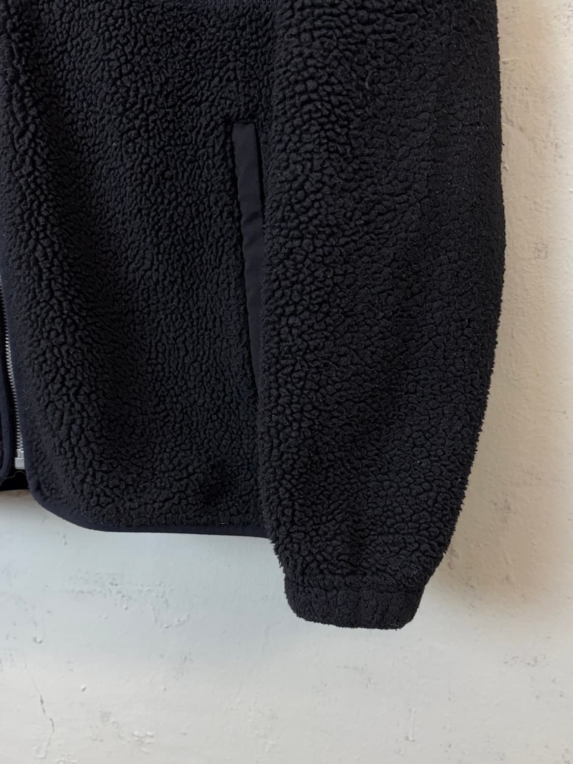 노스페이스 화이트라벨 스노우 플리스 자켓 블랙 상품이미지6