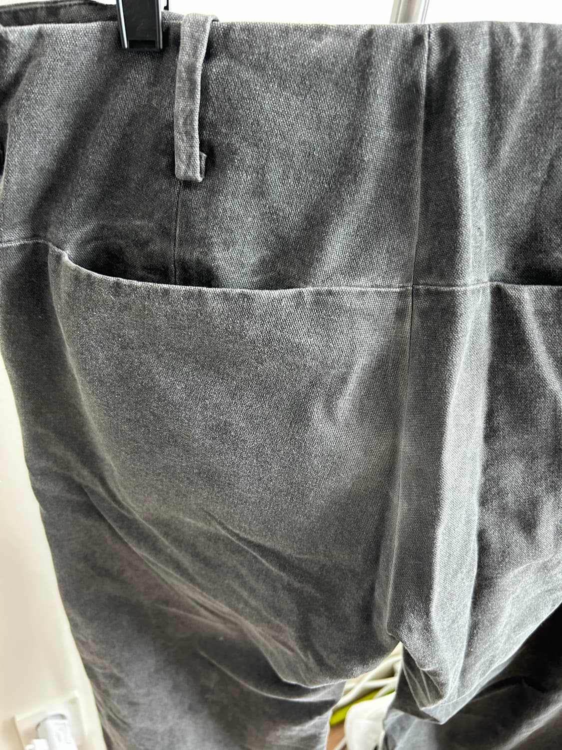 NO.305 WASHED BLACK CANVAS BELT LOOP TRO 상품이미지9
