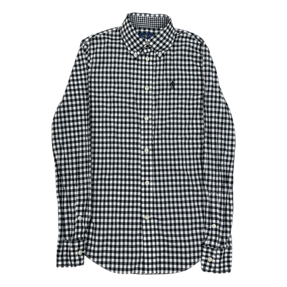 폴로 랄프로렌 여성 체크 셔츠 남방 블랙 2 상품이미지1