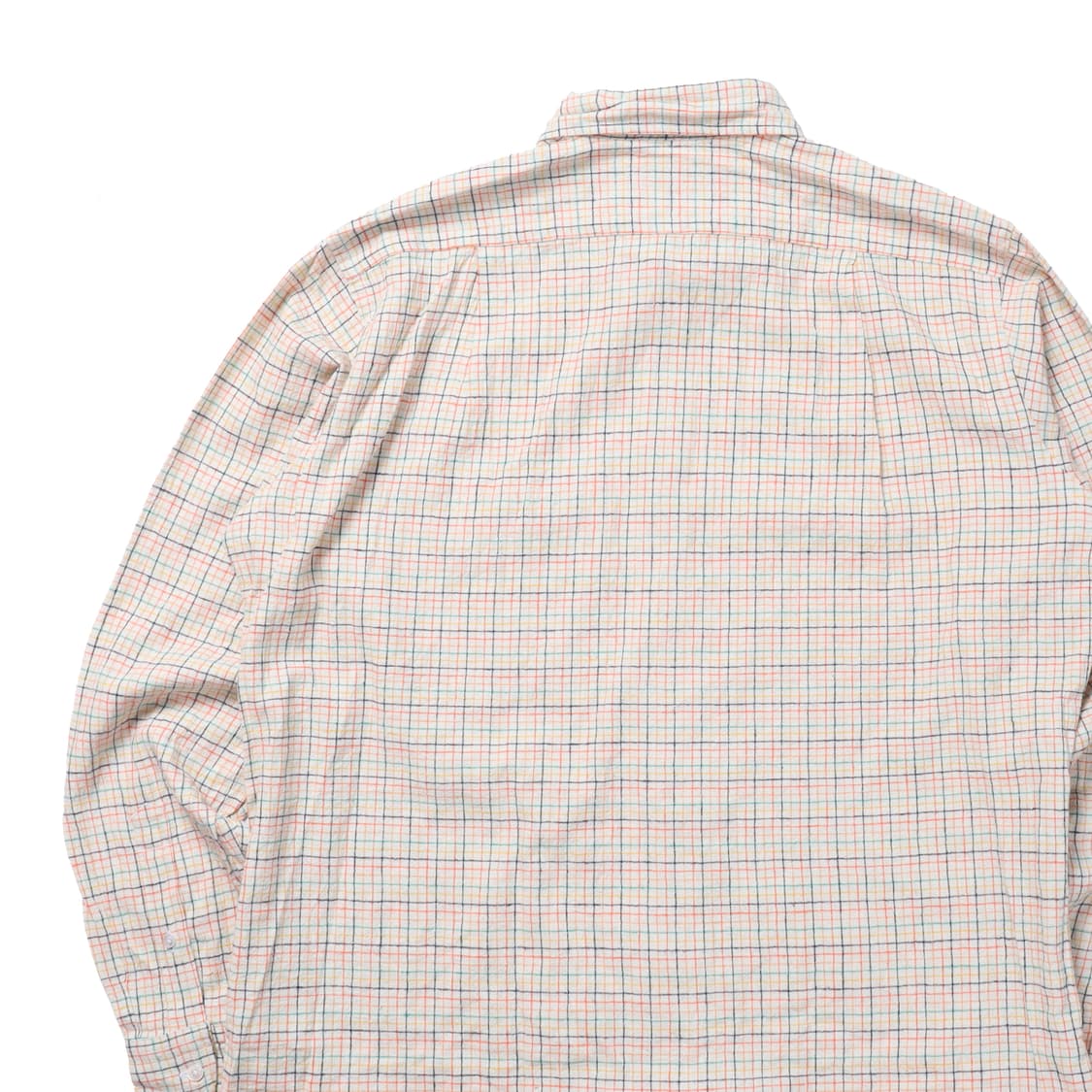 Drake's Linen Blended Check Pattern Shir 상품이미지5