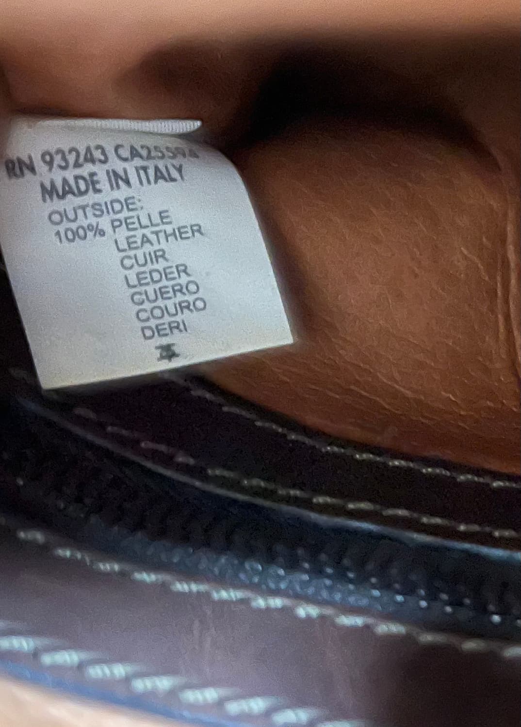 00s 디젤 아카이브 레더 토트백 상품이미지4