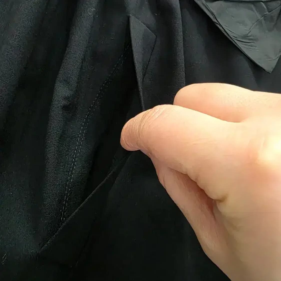 DKNY 디케이앤와이 블랙 리본 블라우스/자켓 ~55반 상품이미지6