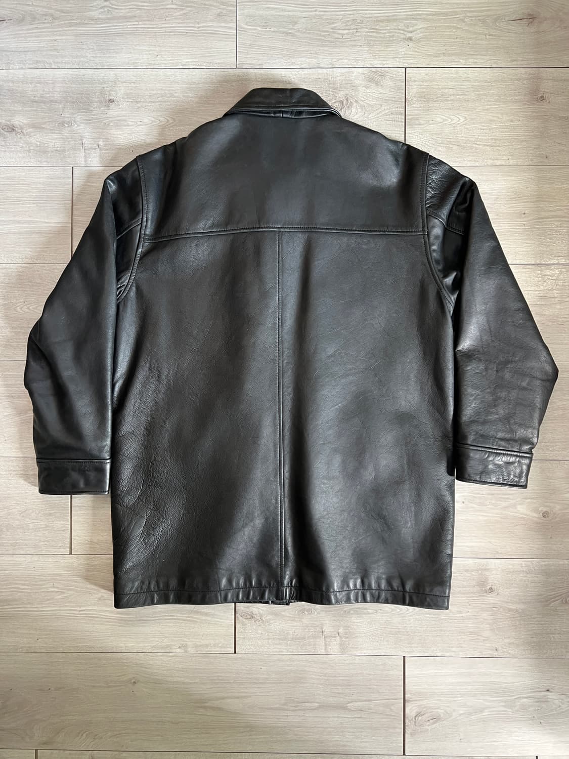 90s 올드갭 레더 카코트 L 상품이미지7