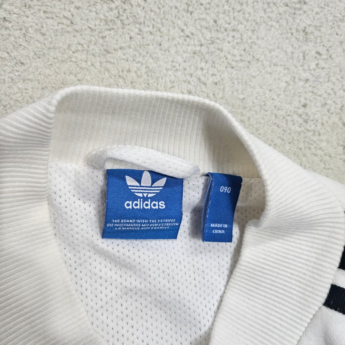 아디다스 삼선 트랙 자켓 90 화이트 상품이미지3