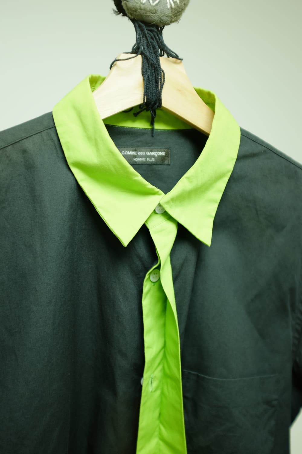 꼼데가르송 옴므플러스 네온라인셔츠 AD 2001 상품이미지4