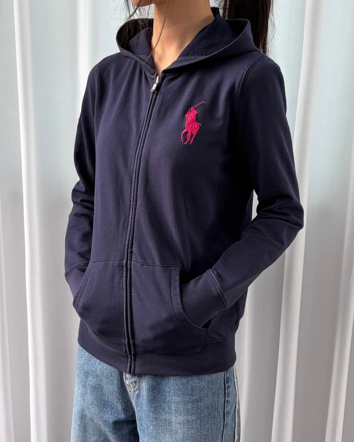 [S]폴로 랄프로렌 빅포니 치프키프 후드집업 navy 상품이미지1