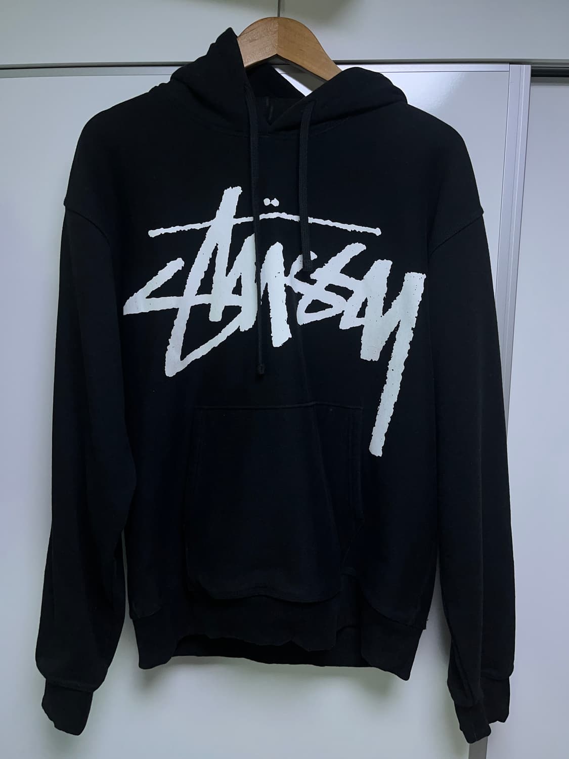 스투시 빅스탁 후드티 블랙 L 판매 상품이미지2