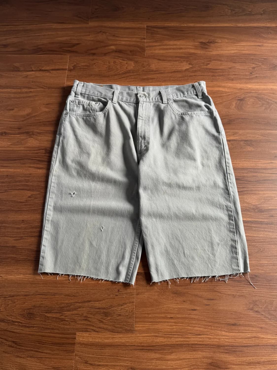 [38]90's 리바이스 550 Made In USA 컷오프 데님 쇼츠 상품이미지1