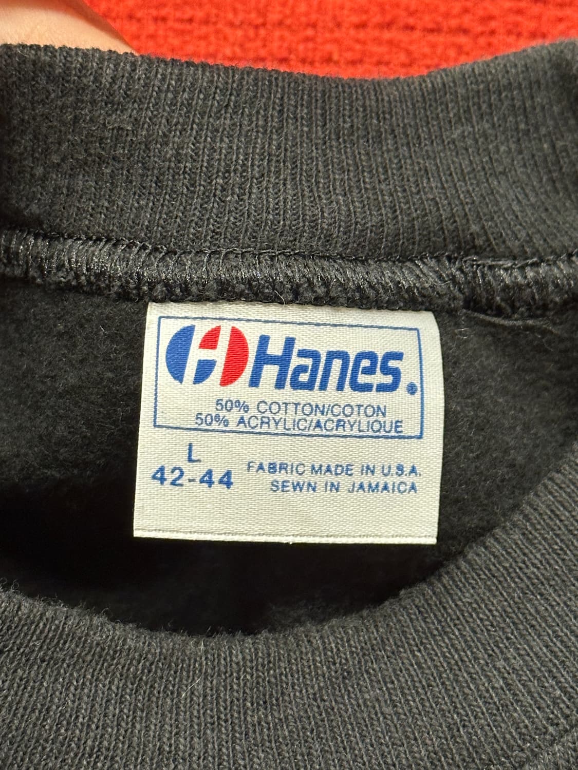 8~90s Hanes 헤인즈 프린팅 스웻셔츠 맨투맨 L 상품이미지4