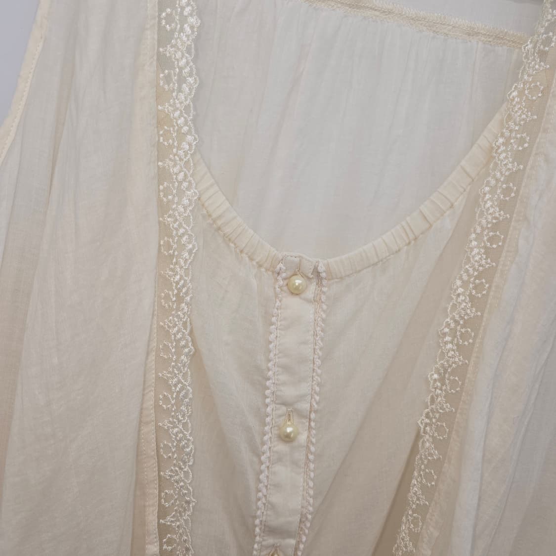 일본 빈티지 레이스 레이어드 원피스 / 내추럴 감성 상품이미지9