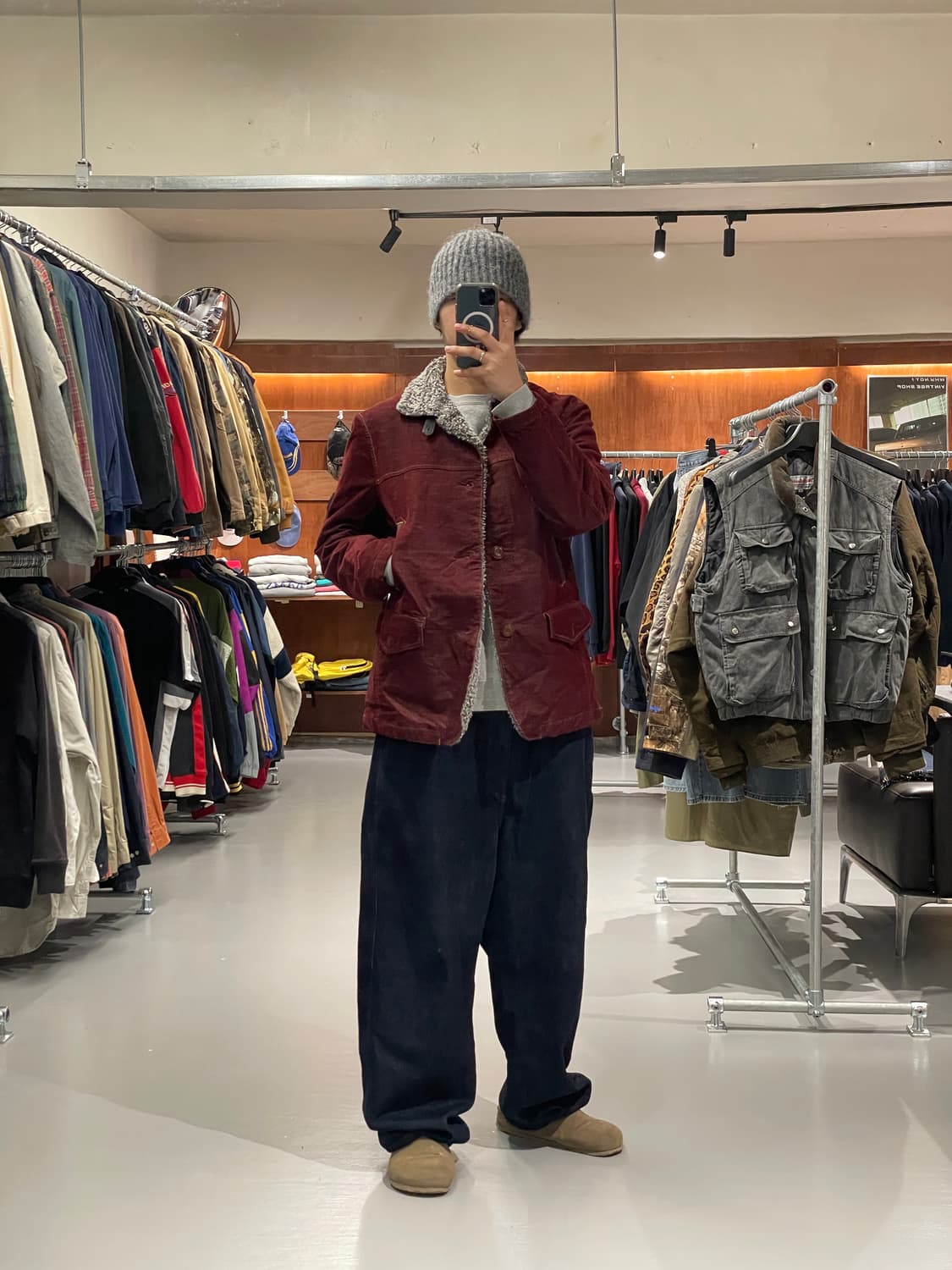 빈티지 쉐르파 코트 자켓 상품이미지2