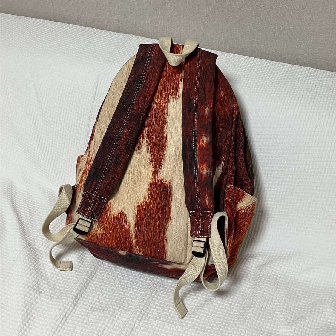 스투시 캔버스 백팩 카우하이드 상품이미지2