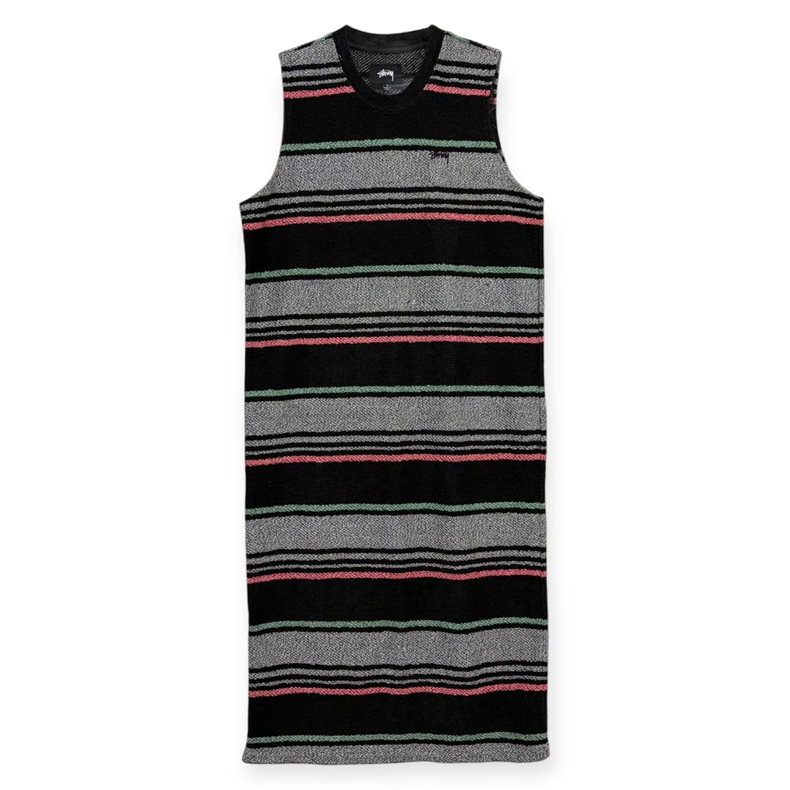 스투시 패턴 슬리브리스 나시 민소매 원피스 상품이미지1