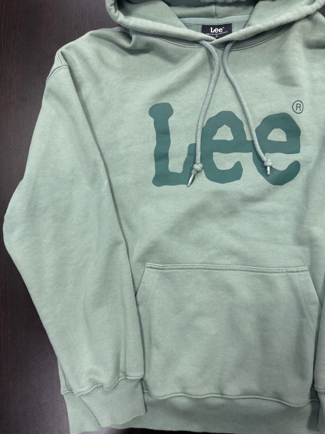 Lee 리 민트색 후드티 상품이미지3