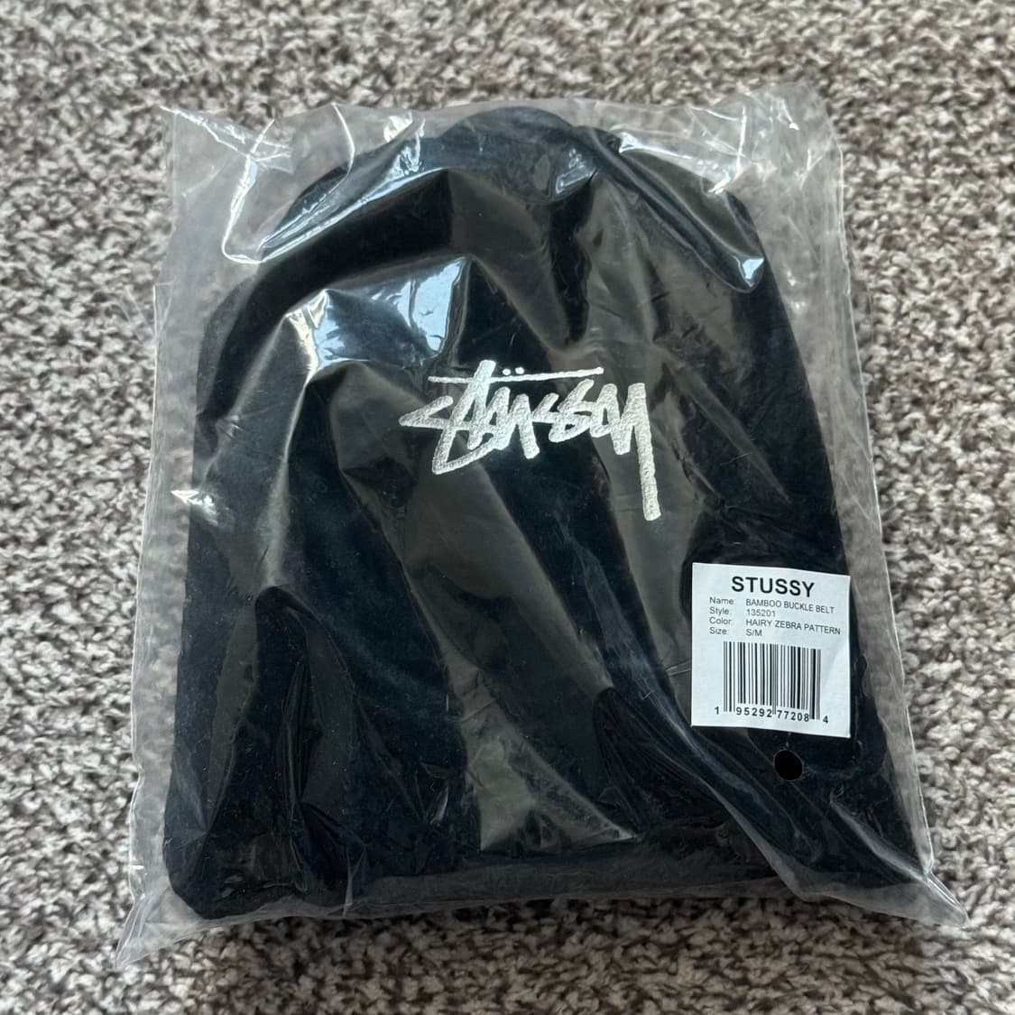 [S/M] 스투시 밤부 벨트 지브라 상품이미지2