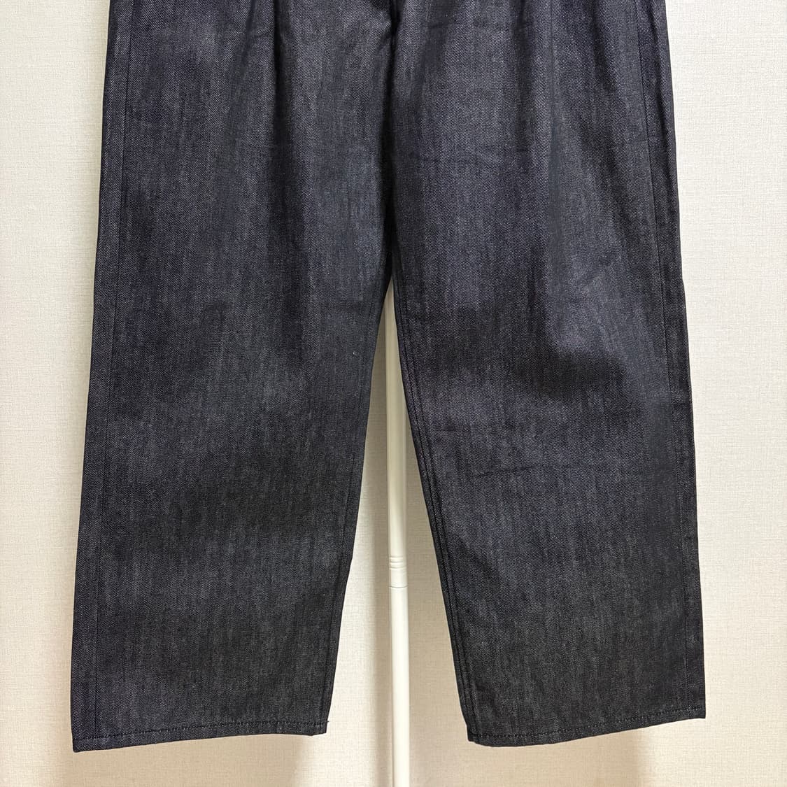 (민트급) 포트너스 투턱 와이드 블랙 진 / 블랙, XL 상품이미지3