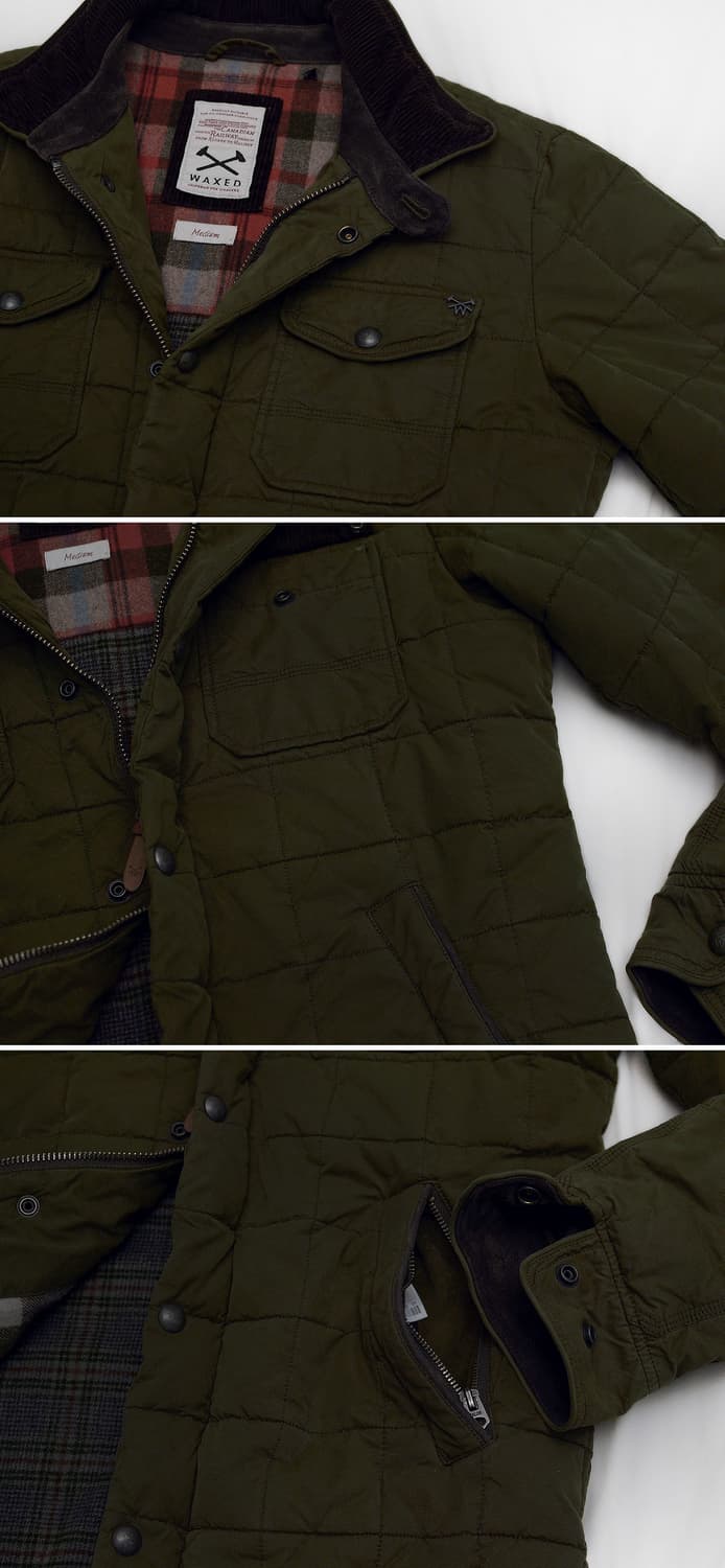 왁시드 바이 시리즈 왁스코튼 퀼팅 패디드 자켓 (M / 100) 상품이미지8