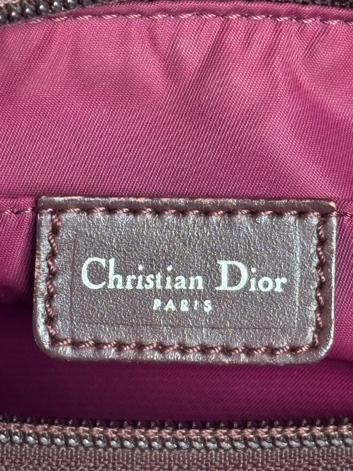 디올 오블리크 버건디 트로터 포쉐트 미니백 상품이미지8